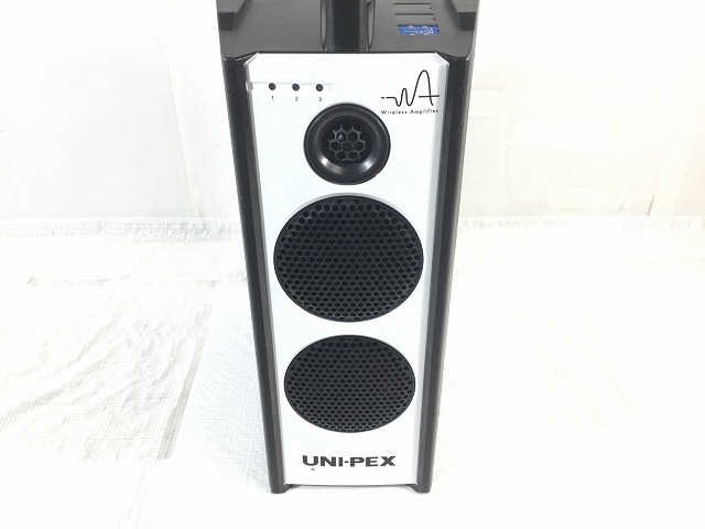 ☆中古品☆UNI-PEX ユニペックス ワイヤレスアンプ WA-872SU ハイパワー 屋外 スピーカー イベント カラオケ 83385の画像9