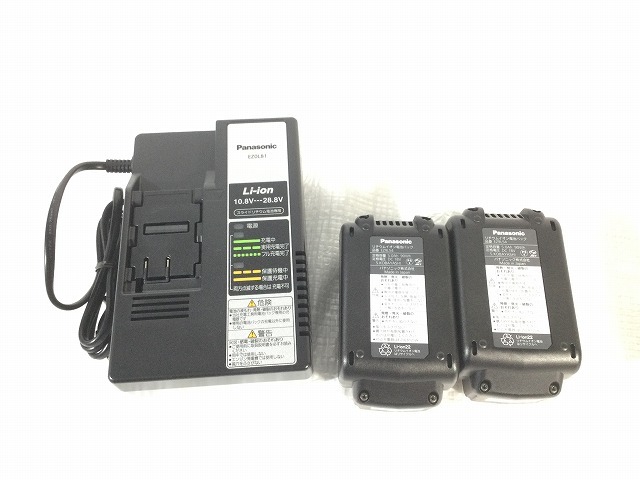 ☆未使用品☆Panasonic パナソニック 18V/14.4V 充電 パワーカッター135 EZ45A2LJ2G-B(ブラック) バッテリー2個(18V 5.0AH) 充電器 87068_画像10