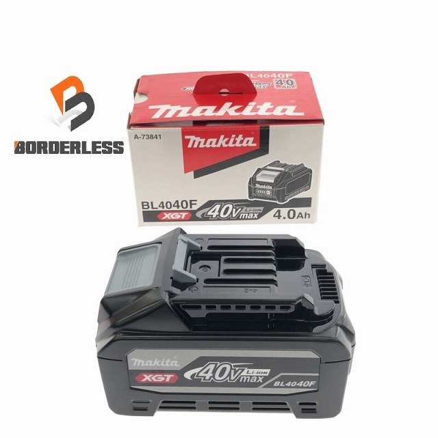 ☆未使用品☆makita マキタ 純正 40Vmax 4.0Ah リチウムイオンバッテリー BL4040F 雪マーク付 リチウムイオン電池 蓄電池 充電池 87226