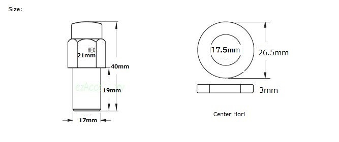 特価 新品 12-1.25 12X1.25 ストレートナット ワッシャー 16個 旧車 ビンテージカー エンケイバハ スピードスター クレーガー DATSUN 日産の画像4