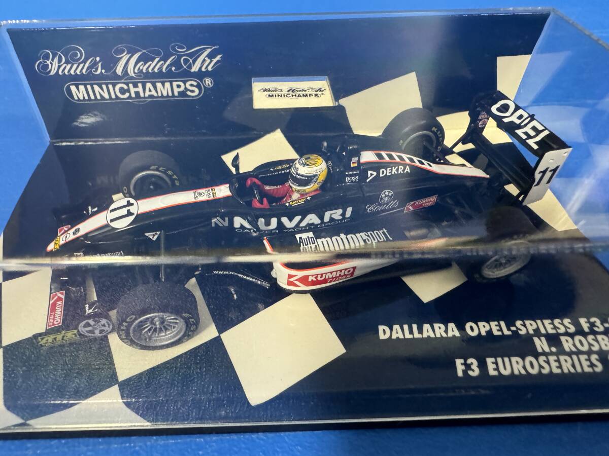 ミニチャンプス 1/43 ダラーラ オペル F3 N.ロズベルグ 2004 MINICHAMPS DALLARA OPEL-SPIESS F3-03 N.ROSBERG F3 EUROSERIES 2004_画像7