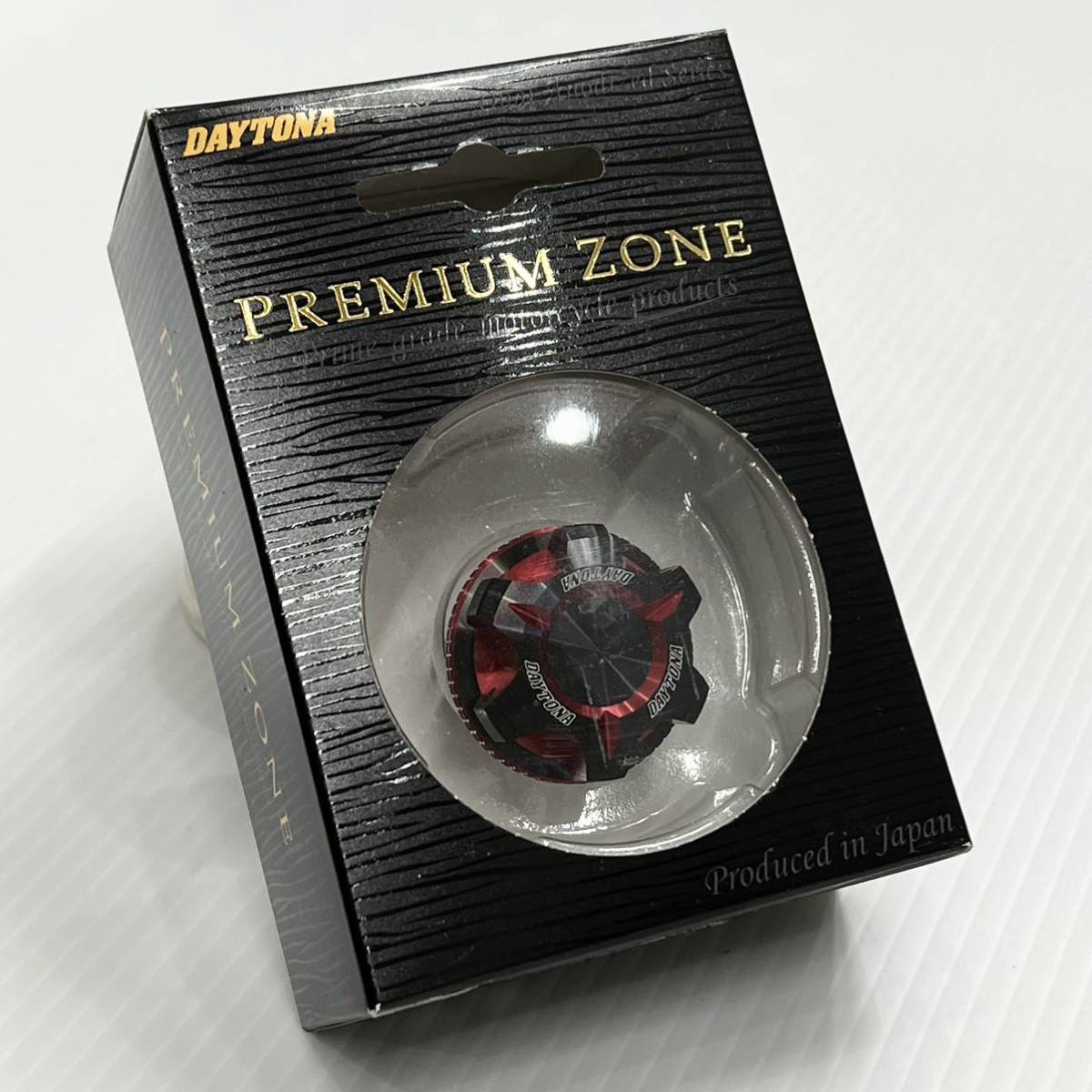 ★ヤマハ系 オイルフィラーキャップ デイトナ PREMIUM ZONE レッド 91905 《即決・送料無料》_画像2