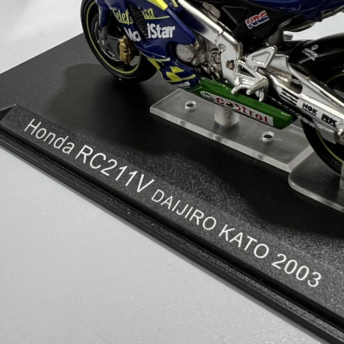★HONDA RC211V 加藤大治郎 デアゴスティーニ 1/24 チャンピオンバイクコレクション MotoGP ixo　《送料無料》_画像5