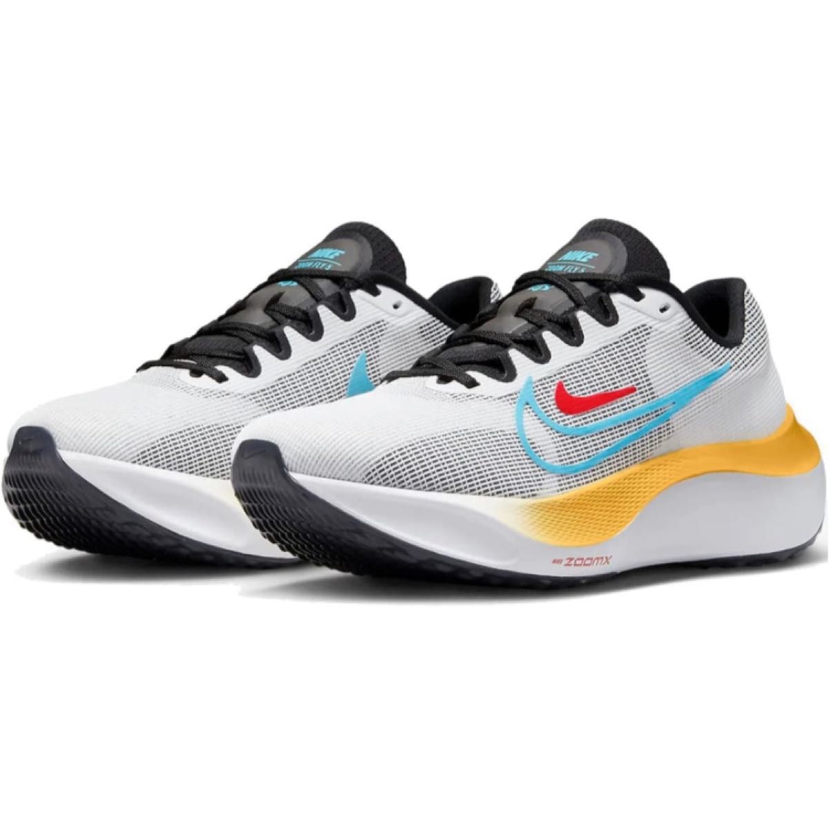 WMNS NIKE ZOOM FLY 5 23.0cm  ホワイト ランニング