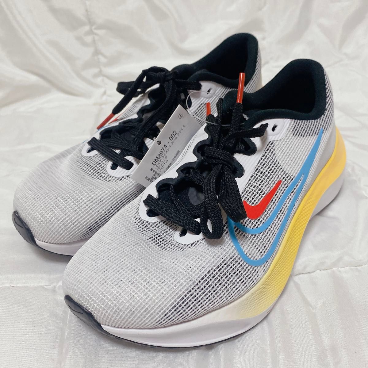 WMNS NIKE ZOOM FLY 5 23.0cm  ホワイト ランニング