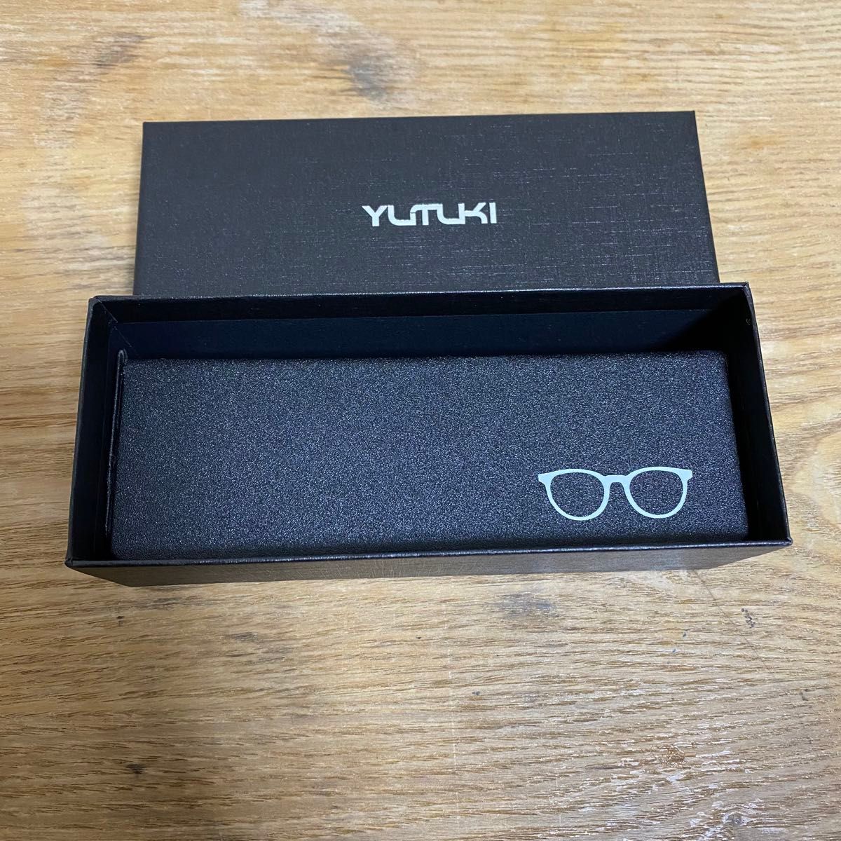 YUTUKI ブルーライトカットメガネ ブラック 中国製