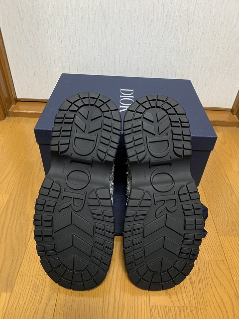 43 新品 24ss DIOR Buffalo ローファー カナージュ ツイード ディオール_画像6