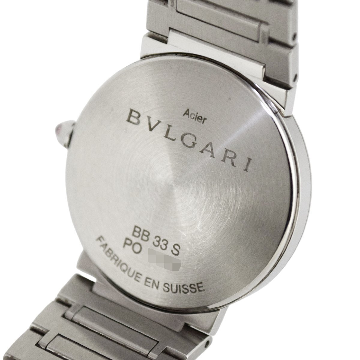 BVLGARI ブルガリ ブルガリブルガリ デイト BB33S ボーイズ ユニセックス メンズ 腕時計_画像5