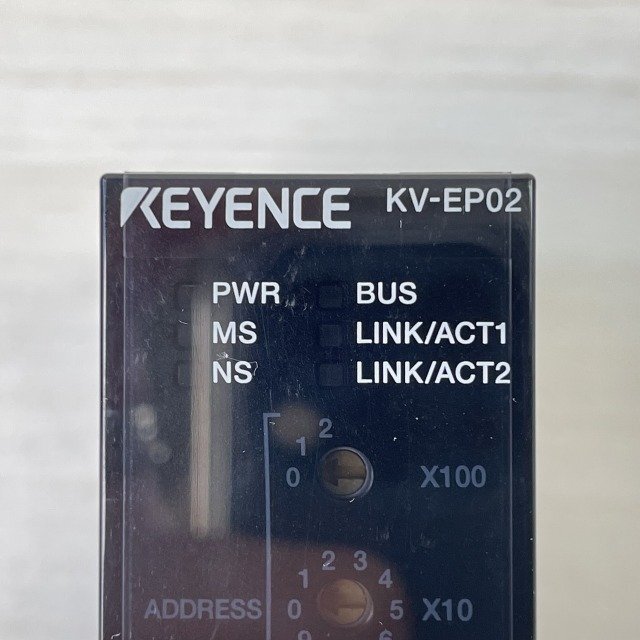 KV-EP02 EtherNet/IP 対応通信ユニット プログラマブルコントローラ キーエンス 【未使用 開封品】 ■K0042821_画像5