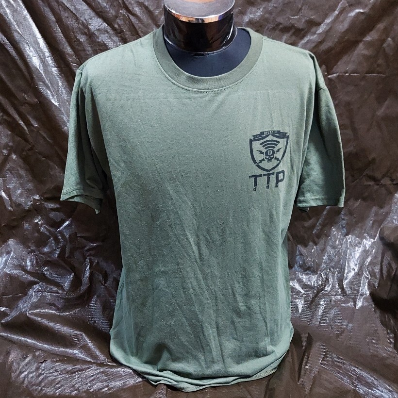 ∞琉球米軍∞米軍放出品DELTAトランスミッションオペレーターTシャツの画像1