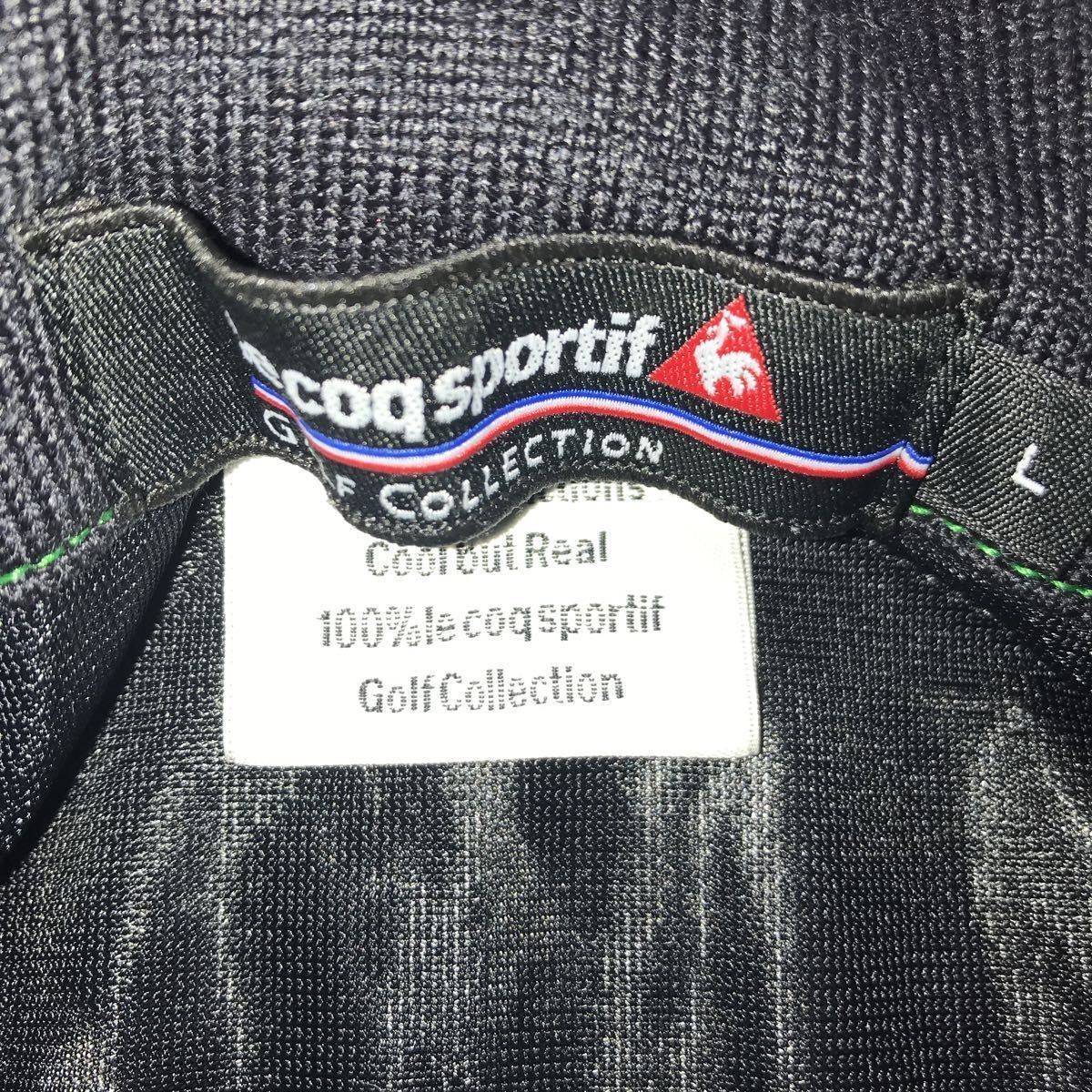 ルコック ゴルフコレクション フランス フード収納付きハーフジップセーター 527-1-24 ブラック レディース_画像7