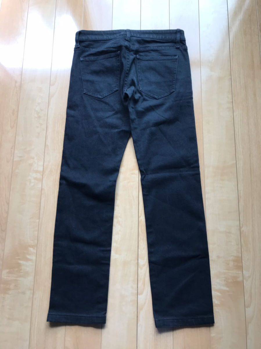 ユニクロ ジーンズ スリムフィット ブラックデニム 094-1-3 UNIQLO JEANS レディース_画像2