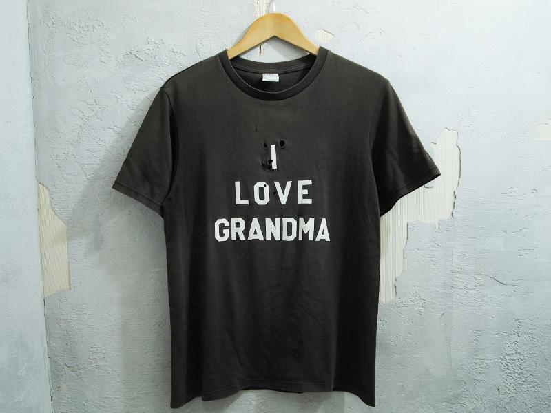 希少 NUMBER(N)INE I LOVE GRANDMA Tシャツ NUMBER NINE ナンバーナイン 黒 ブラック 3 アーカイブ Archive 2001_画像1