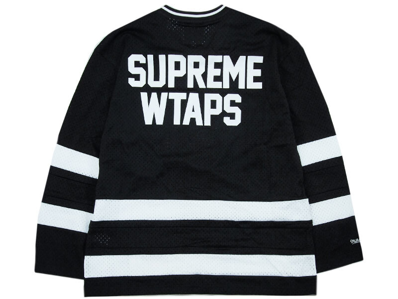 希少 新品 L Supreme WTAPS Mitchell & Ness Hockey Jersey ホッケー ジャージ ダブルタップス ミッチェルアンドネス シュプリーム F_画像2