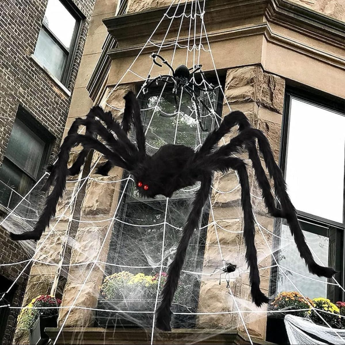 ハロウィン おもちゃ 蜘蛛 黒蜘蛛 クモ スパイダー お化け屋敷 ハロウィン 怖い イベント 装飾 飾り　パーティー　びっくり