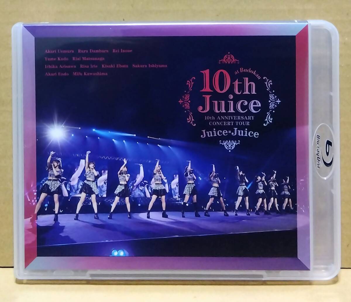 【ビジュアルシート2枚付き】【Blu-ray版】 美品 Juice=Juice 10th ANNIVERSARY CONCERT TOUR 10th Juice at BUDOKAN 武道館 ハロプロの画像2