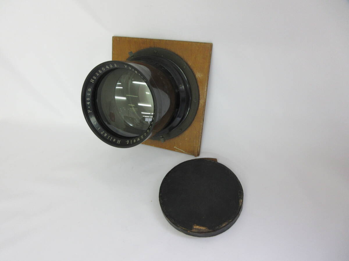(1-11)[ super rare ]Voigtlanderfok trenda -Braunschweig Heliar 48cm F4.5 barrel lens 260422 11×14or16×20 for 