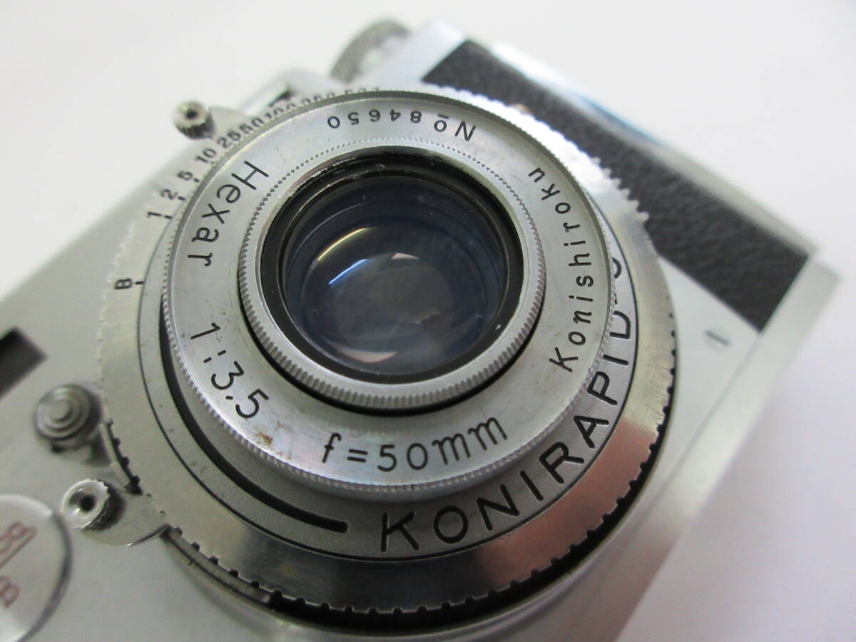 (2-2)Konica Ⅱ コニカ フィルムカメラ レンジファインダー 86838 Hexar 50mm F3.5 84650 _画像6