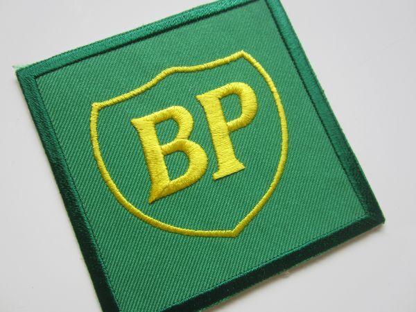 BP ロゴ オイル ガソリン メーカー ワッペン/自動車 整備 作業着 F1 レーシング 企業 スポンサー 91_画像2