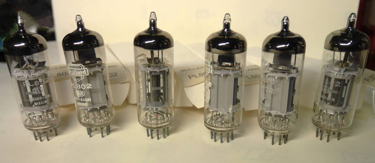 【動作未保証】Mullard PL802 6本一括 【未使用】_画像2