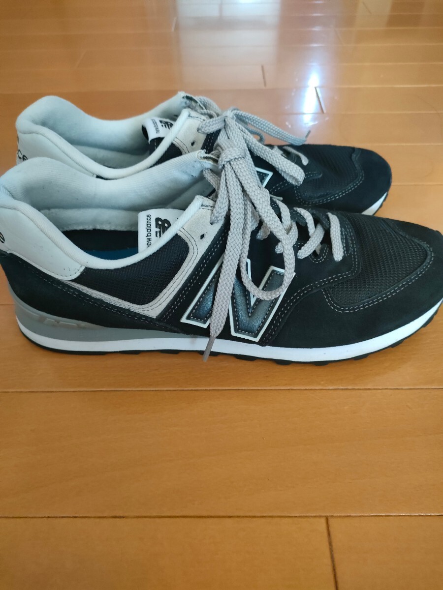 ニューバランス ML574EGK 29cm 黒 メンズ スニーカー new balance used 中古_画像3