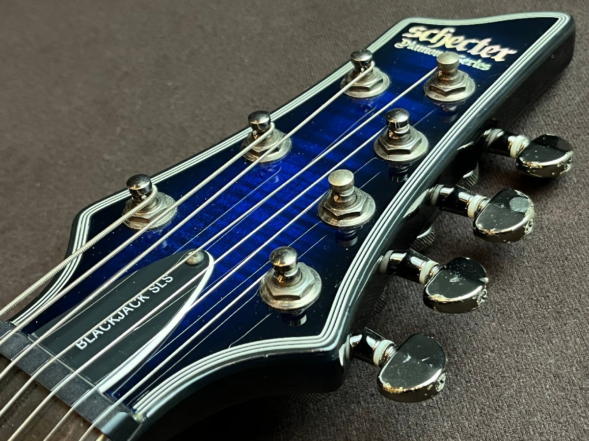 【1円】SCHECTER シェクター BLACK JACK SLS MOD 7弦 エレキギター 現状品_画像4