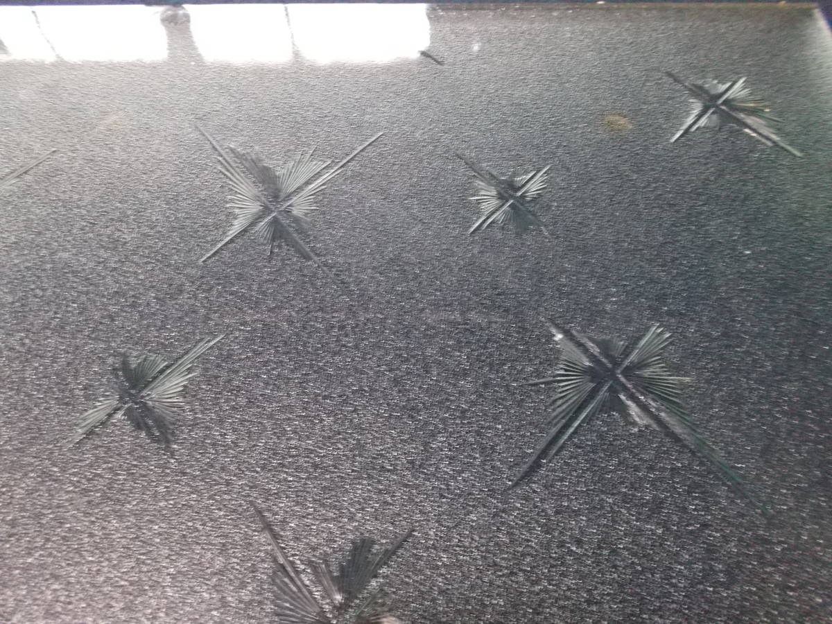 ホットマン セール レトロガラス4mm厚 760mm×725mm|Yahoo 型板ガラス(夜空) 建具