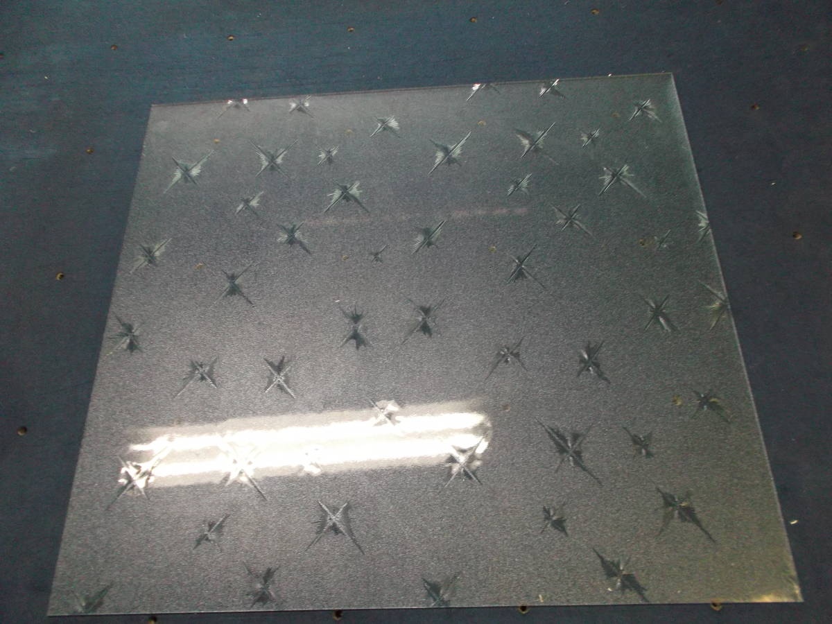 【名入れ無料】 レトロガラス4mm厚 型板ガラス(夜空) 760mm×725mm|Yahoo 建具