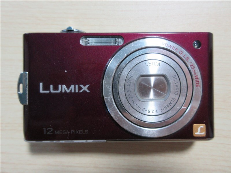 ★中古・処分★ LUMIX DMC-FX60 コンパクトデジタルカメラ パープル Panasonic パナソニック 充電器・バッテリー付属 動作品の画像1