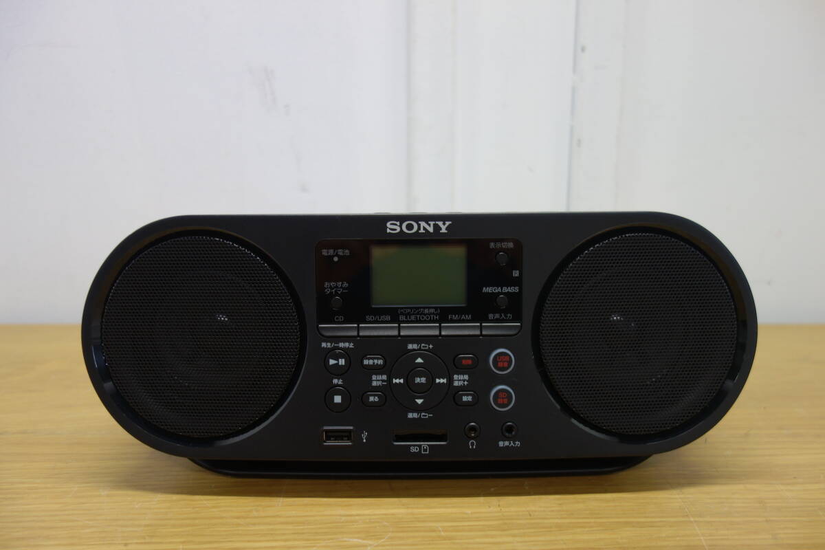 SONY ZS-RS80BT パーソナルオーディオシステム Bluetooth リモコン無し ソニー CDラジカセ 中古品 管理ZI-80_画像2