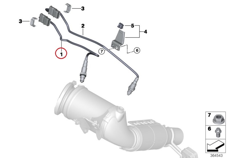 BMW F39 X2 18i 20ix キャタ前 ラムダセンサー ラムダコントロールセンサー O2センサー 11788600992 新品_画像3