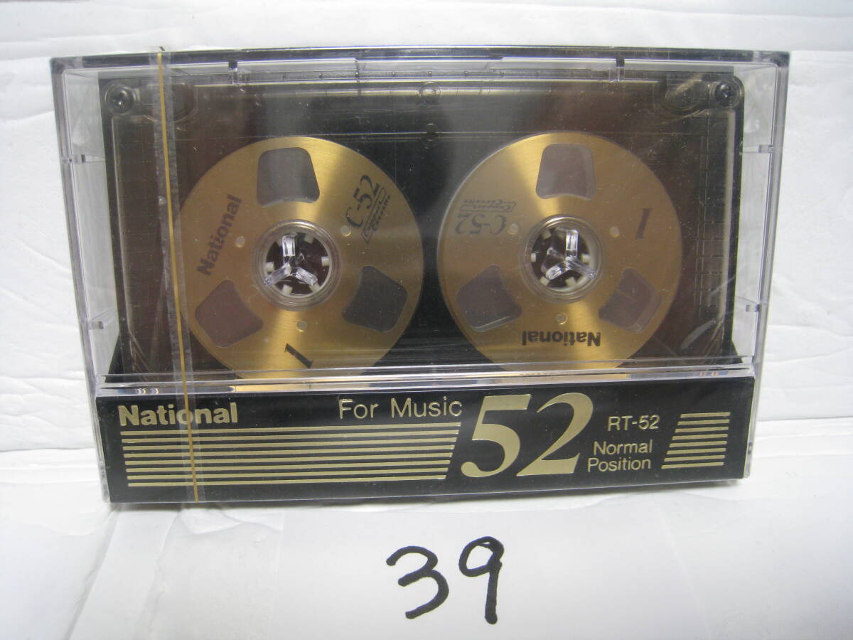 NO.39　未開封 National For Music 52 RT-52 オープンリール型　NORMAL ポジション オープンリール型 カセットテープ_画像1