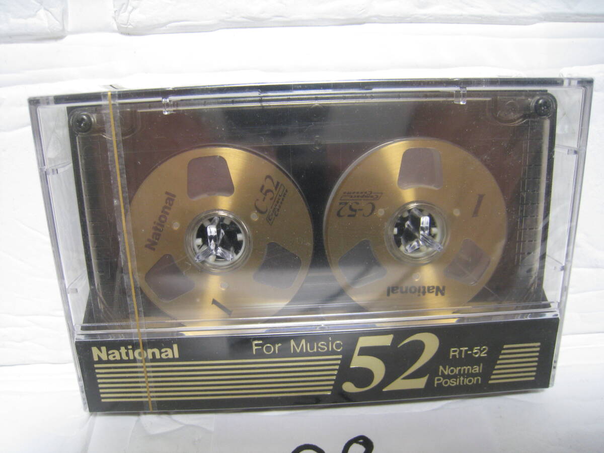 NO.39　未開封 National For Music 52 RT-52 オープンリール型　NORMAL ポジション オープンリール型 カセットテープ_画像2