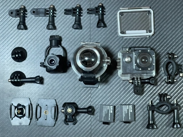 Action CAM 3種 iCooky Cam SJCAM 360Panoramic Action CAM 取付スティ色々 おまけ電池(SJCA用) - 船、ボート Action CAM 3種 iCooky Cam SJCAM 360Panoramic Action CAM 取付スティ色々 おまけ電池(SJCA用) - 船、ボート