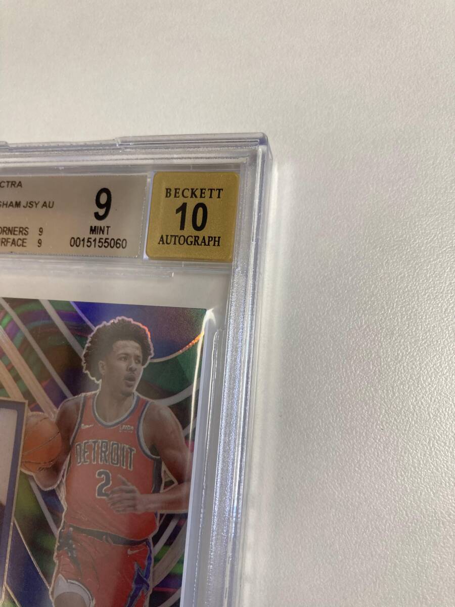 [史上6番目]「5枚限定」2021-22 panini spectra cade cunningham rc rpa auto /5の画像3