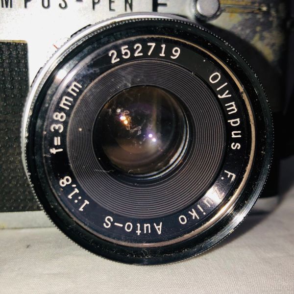 ht2024【60】//OLYMPUS★オリンパス ペン　F　PEN-FT　フィルムカメラ　1:1.8　f=38mm_画像2