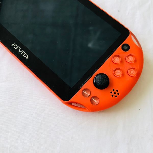 yt5015【60】//★動品　SONY　ソニー　PlayStation　Vita　PSVITA　PCH-2000　ネオン・オレンジ_画像3