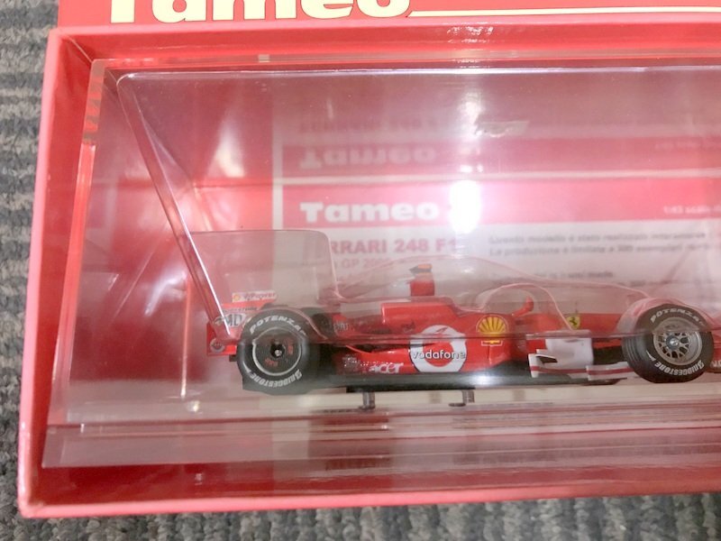 Tameo 1/43 FERRARI 248 F1 ITALIAN GP 2006 TB009 Model 198/300 フェラーリ ミニカー イタリアグランプリ タメオ 1円~　S3136_画像4