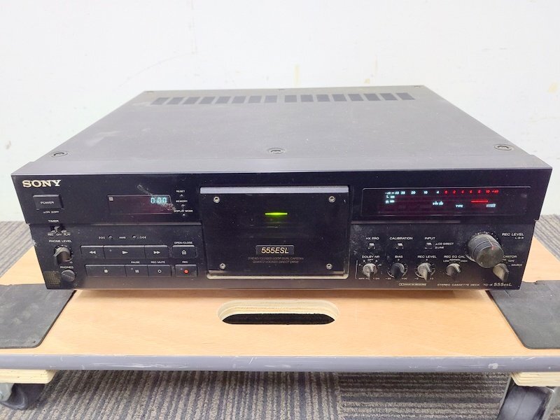 【ジャンク品】SONY TC-K555ESL カセットデッキ ソニー 1円～　Y6891_画像2