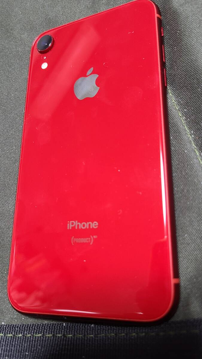iPhone XR 64GB RED ソフトバンク SIMロック解除済みの画像3