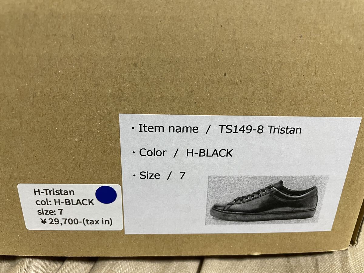 TOSS トス TS149-8 Tristan H-BLACK size7(25〜25.5cm) HORWEENレザー_画像8