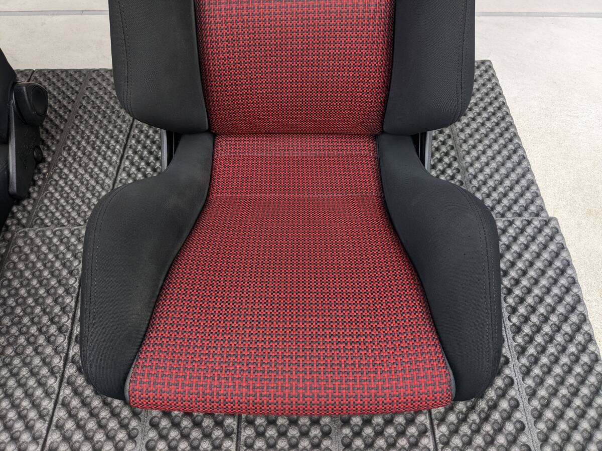 【1円～】限定品！RECARO SR-4 TOMCATレッド破れなし2脚セット！車検対応の正規品！レカロ セミバケ 検SR3/SR-3/LX/LS/SR4/トムキャットの画像9