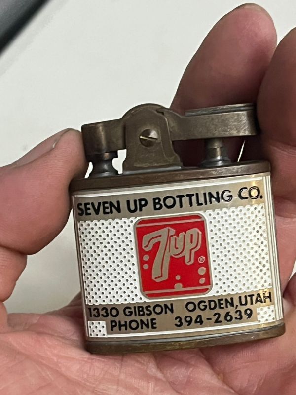 2H27 Zippo ジッポー 1993年 RONSON ロンソン ゼンチ 7UP ビンテージ オイルライター 4点セット ジャンク_画像8