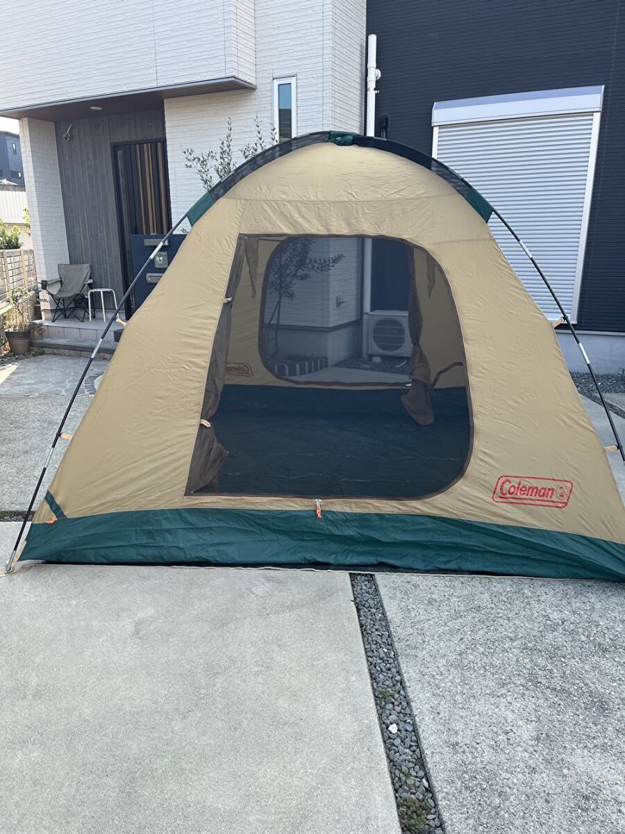 お買い得！！最終値下げ Coleman BC Air Dome 300 エアードーム コールマン 純正エアマット、グランドシート付き 約W300×D300×H190cmの画像3