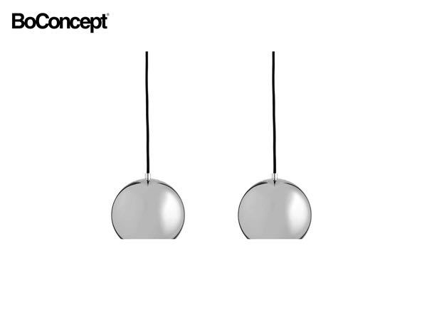 2台セット　BoConcept (ボーコンセプト) ボール BALL ペンダントライト　クロム 未使用品_画像2