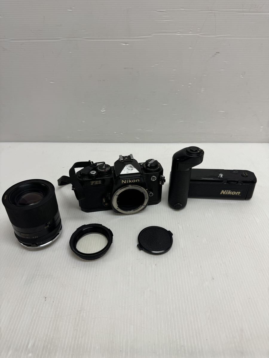 Nikon ニコン FE2 フィルムカメラ 一眼レフカメラ マニュアルフォーカス ブラック ボディ_画像1