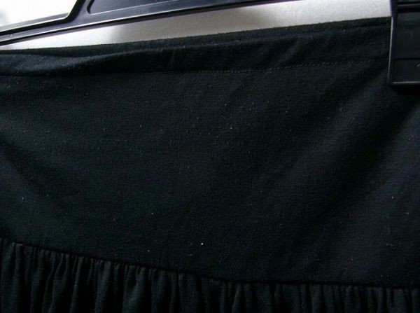 mys-4114 COLZA■黒 カットソー素材裾バルーンミニスカートMの画像2