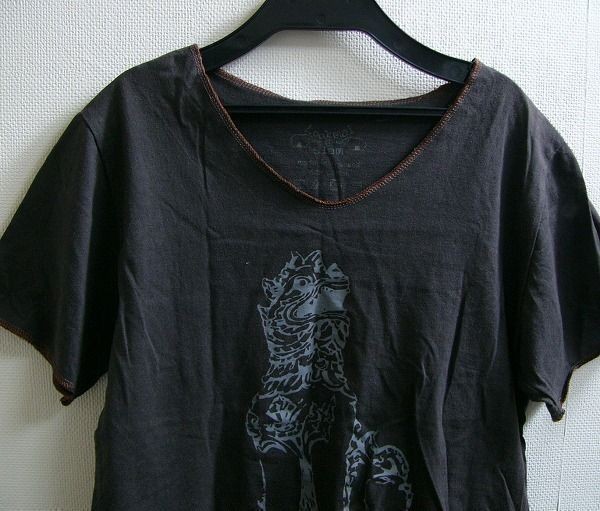 mys-2227 Lookmai siam■VネックデザインTシャツ S_画像2