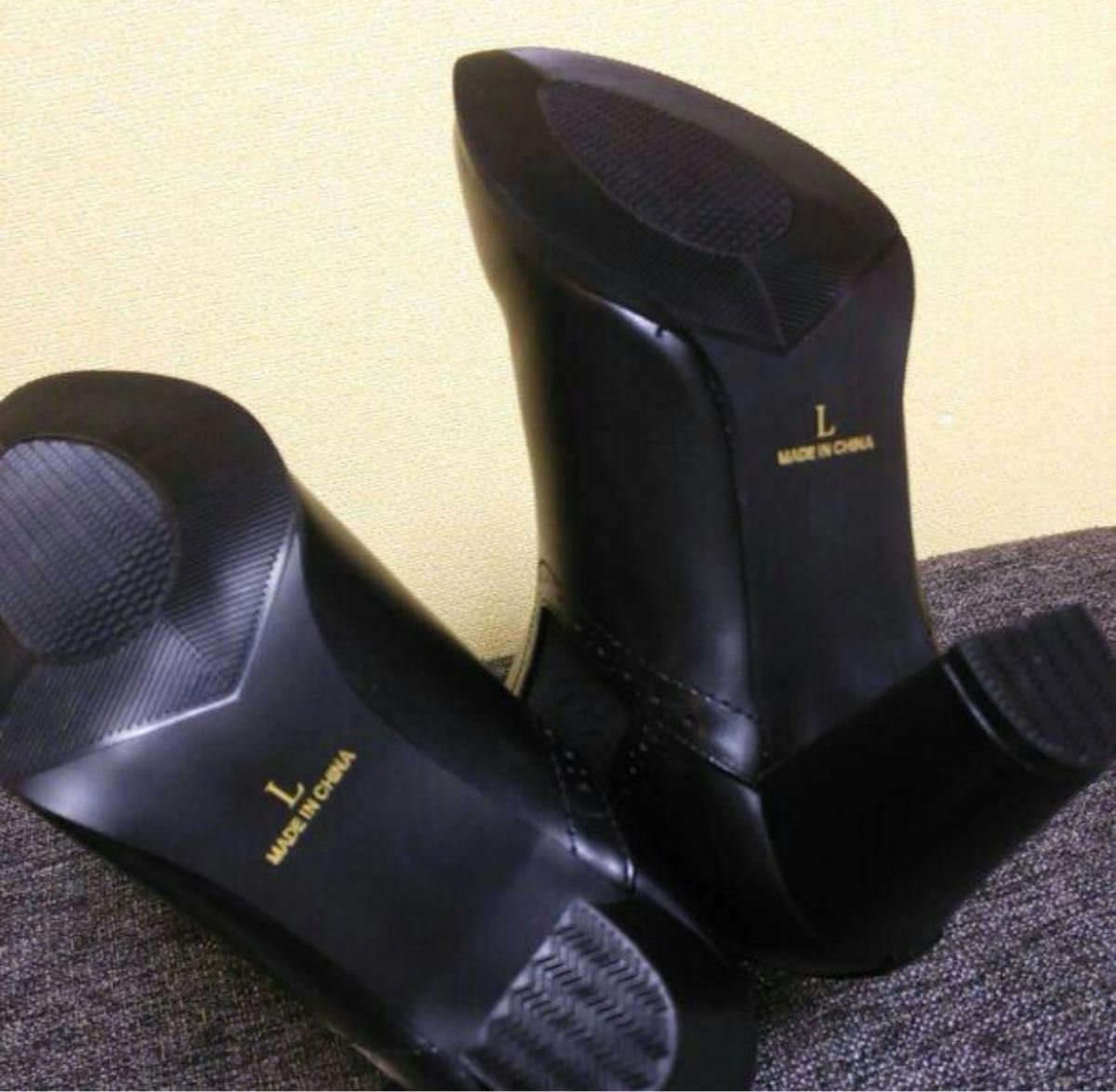 【新品】サイドゴアブーツ レディース シューズ ファッション 靴レッグウェア エムズエキサイト ブラック ブーティ ショートブーツ