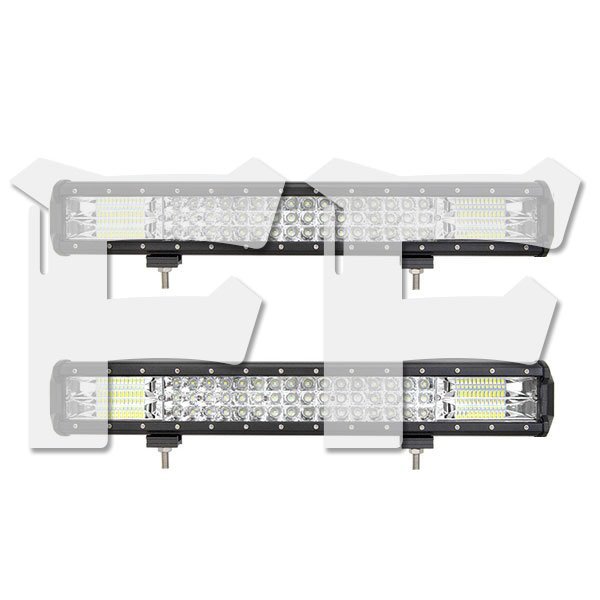 送料無料.. 20インチ LED ワークライト 作業灯 288W ホワイト SUV ATV ボート JEEP 車幅灯 建設機械 照明 12V/24V 20C-288W 2個 新品